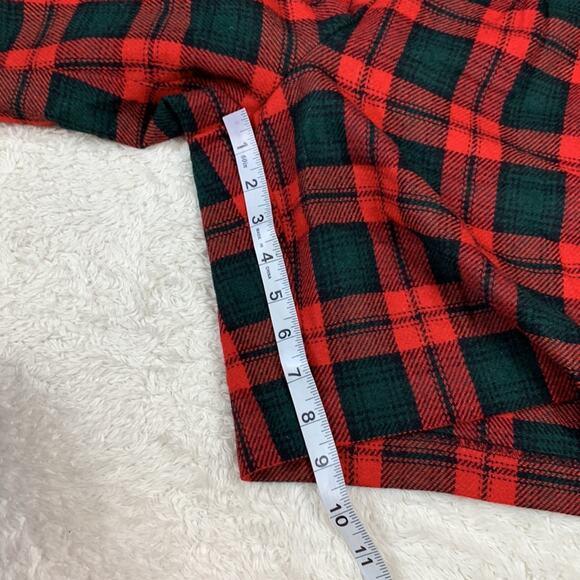 Vintage 90s Sag Harbor plaid wool blend hi rise pleated shorts, 14 - Picture 6 of 9